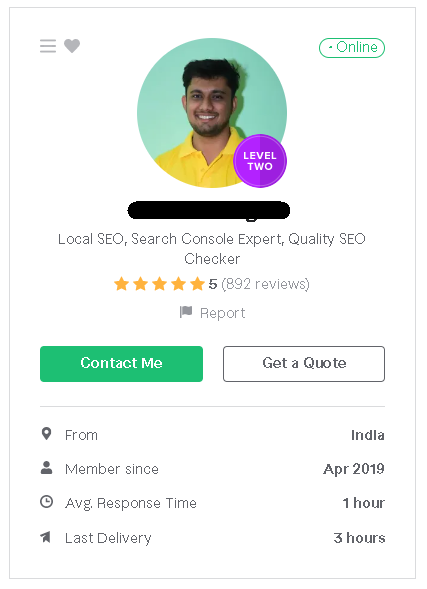 top rated local seo expert on fiverr