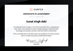 certified surfer seo expert